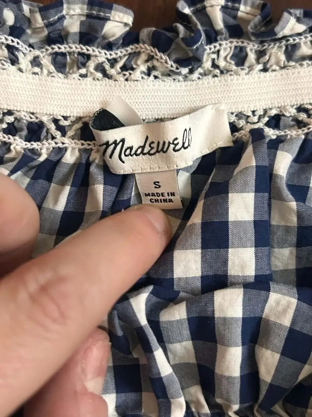 Madewell off shoulder